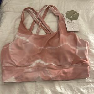 Buffbunny Pink Marble Sports Bra